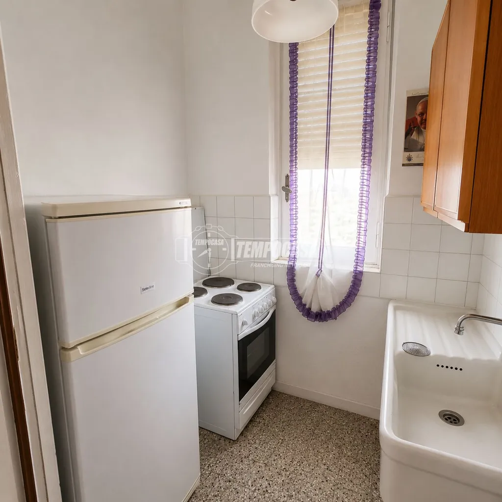 Köök - Apartment with Panoramic Terrace in Turin
