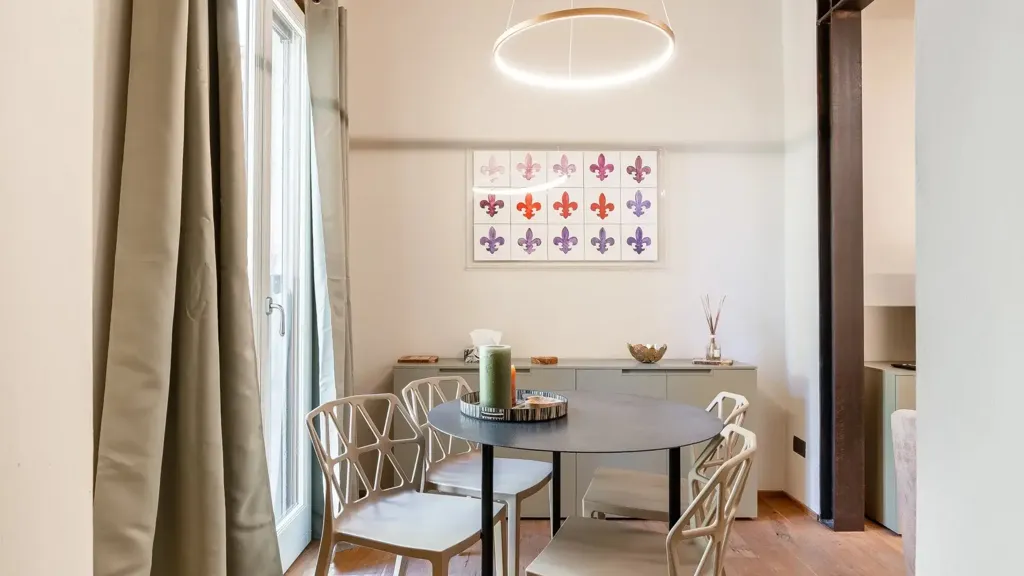 Sala da pranzo - Modernised Trilocale in Oltrarno, Florence