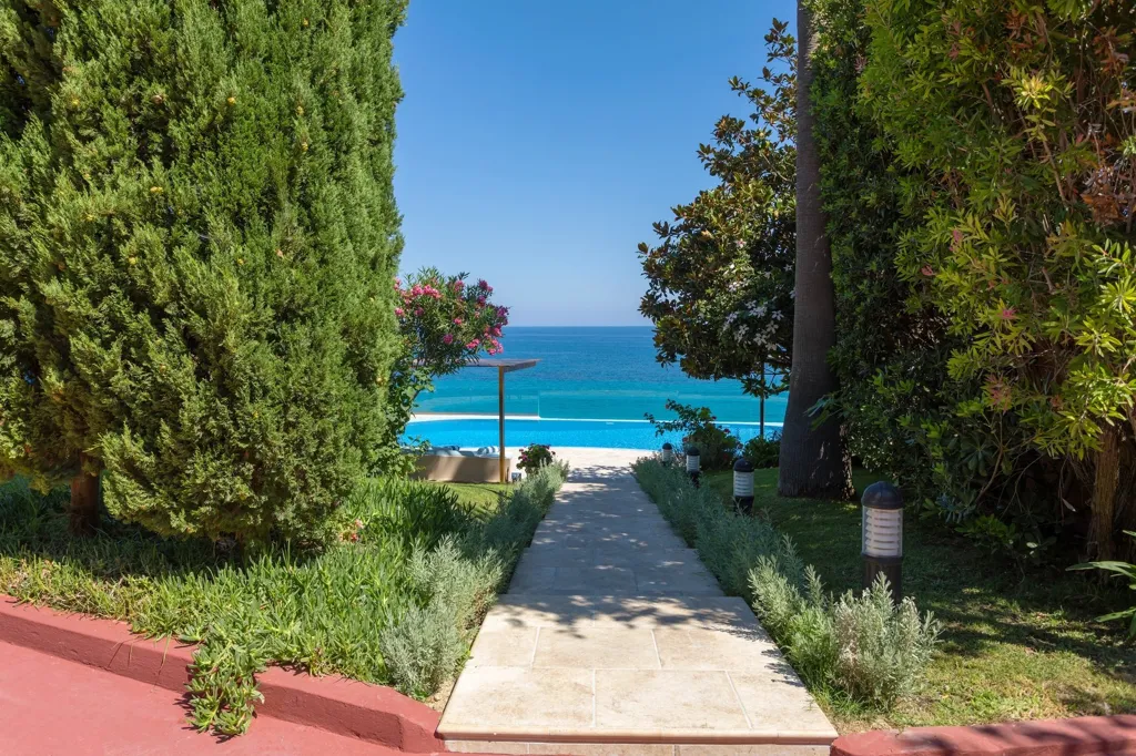 Piscine - Luxury Seafront Villa with Panoramic Views in Zakynthos