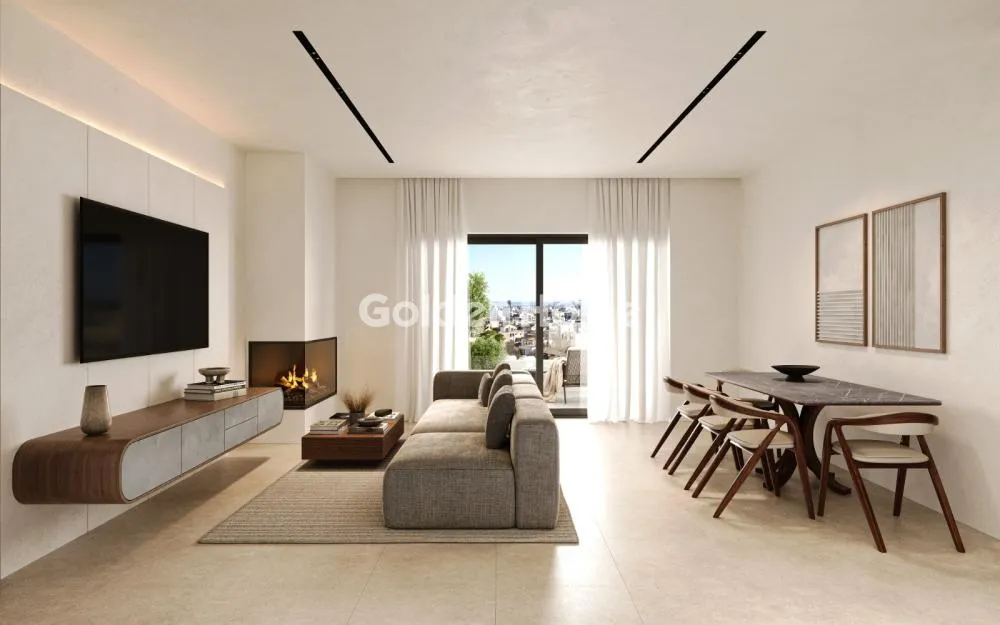 Séjour - Modern Penthouse with Balcony in Petroupoli Centre