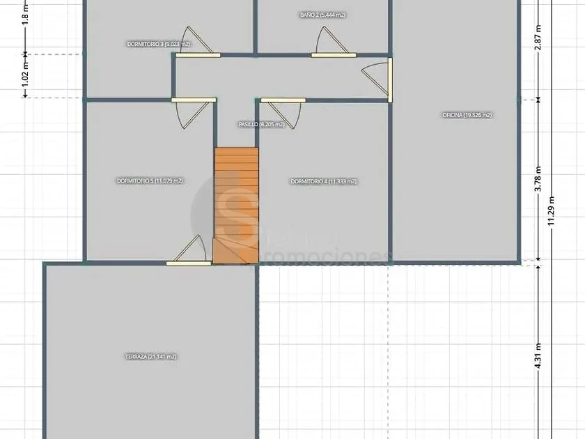 Plan - Villa with Sea Views in Málaga Este