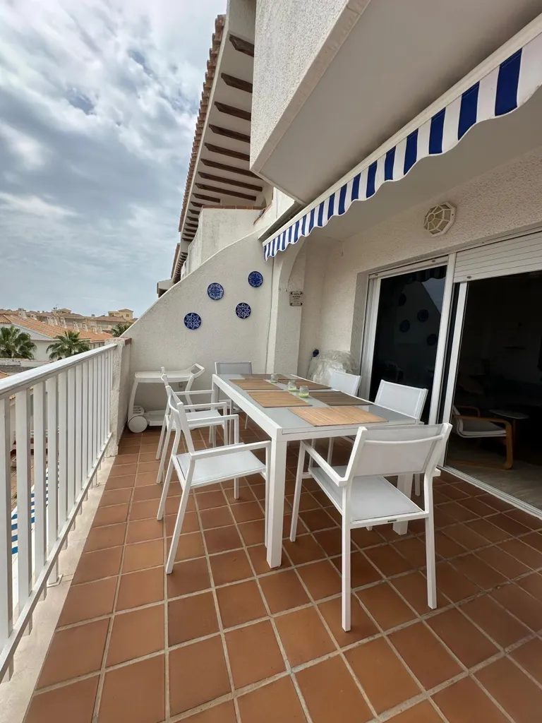 Terrasse - Duplex Chalet with Sea View in Orihuela Costa