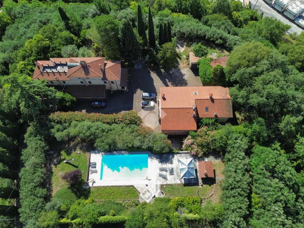 Vista aerea - Historic Villa with Pool in Sona