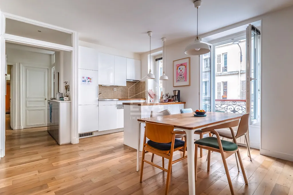 Sala da pranzo - 3-Bedroom Parisian Flat with West Exposure