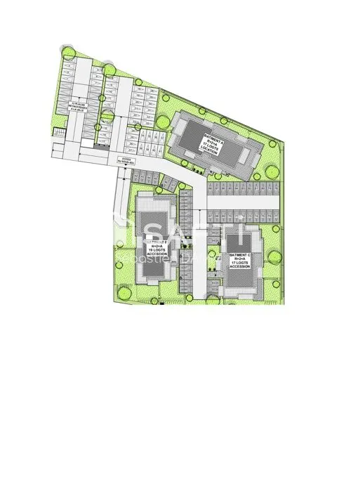 Plaan - Contemporary 3-Bed Flat with Garden in Kembs