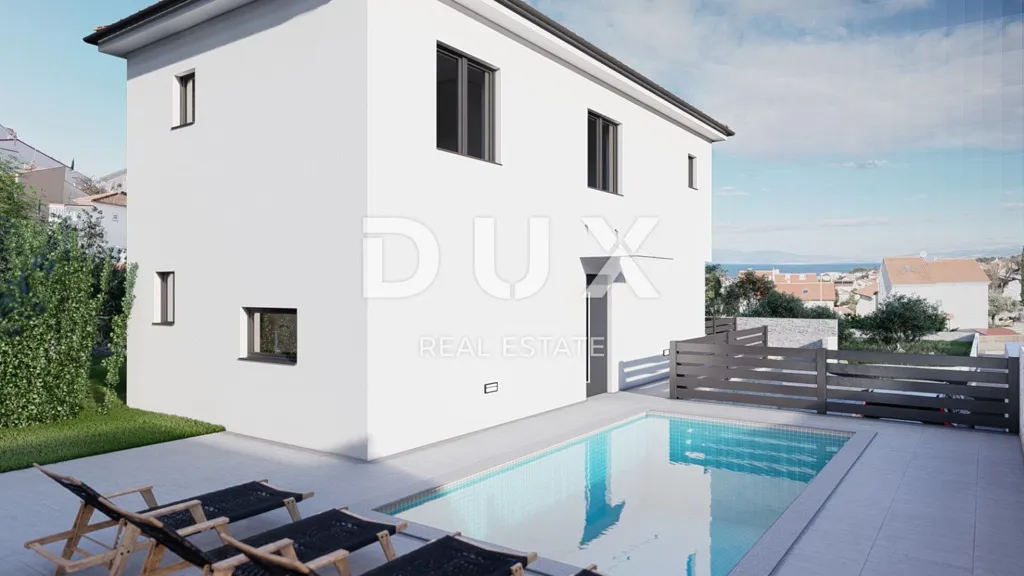 Piscina - Building Plot with Sea View in Malinska