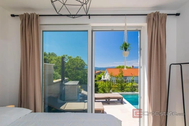 Toutes les photos (13) - Semi-Detached House with Pool and Sea View, Krk
