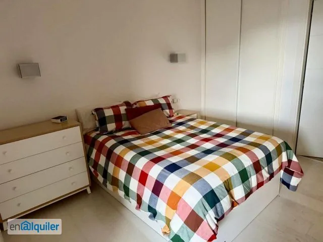 Bedrooms - Furnished Apartment with River View in Donostia