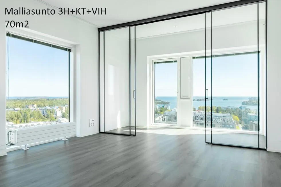 Elutuba - Modern Flat with Glazed Balcony in Aurinkolahti