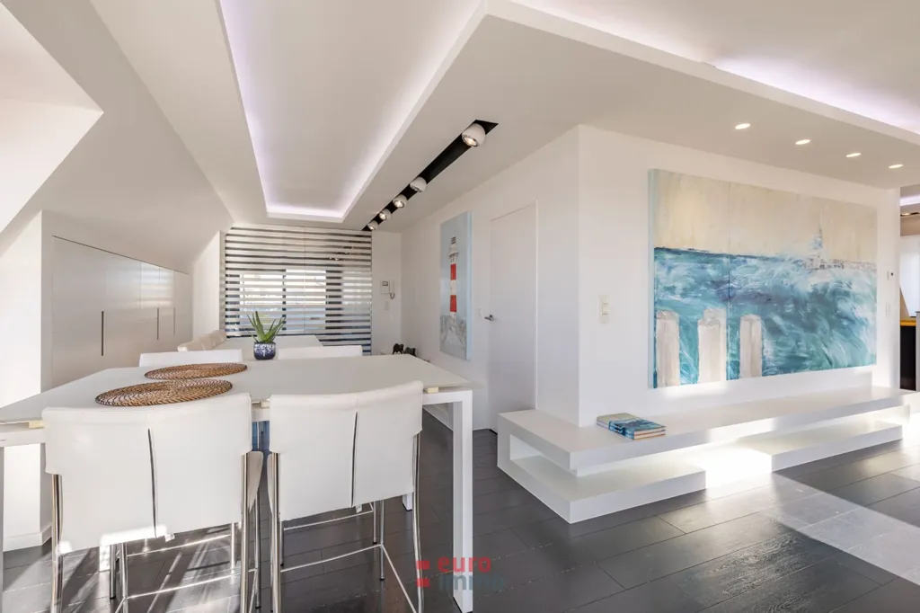 Sala da pranzo - Penthouse with Panoramic Views in Nieuport-Bains