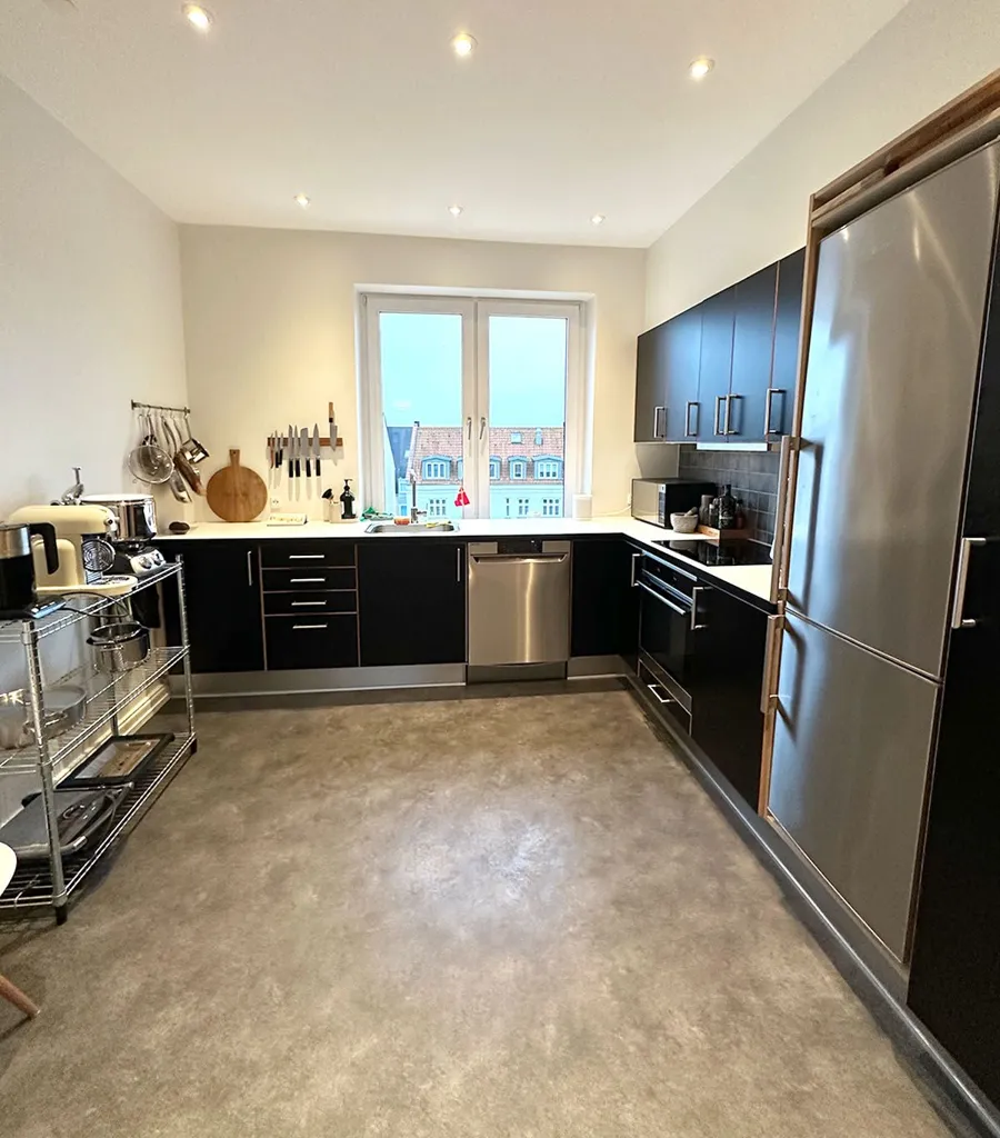 Köök - 3-Bedroom Flat with Parking in Aalborg