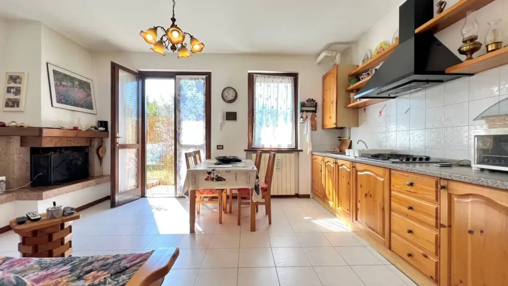 Köök - Twin-Unit with Garden in Ranzanico