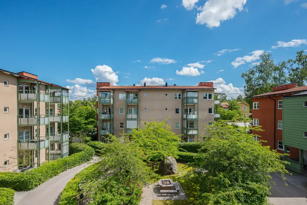 Aerial - Apartment with Garden View in Stockholm