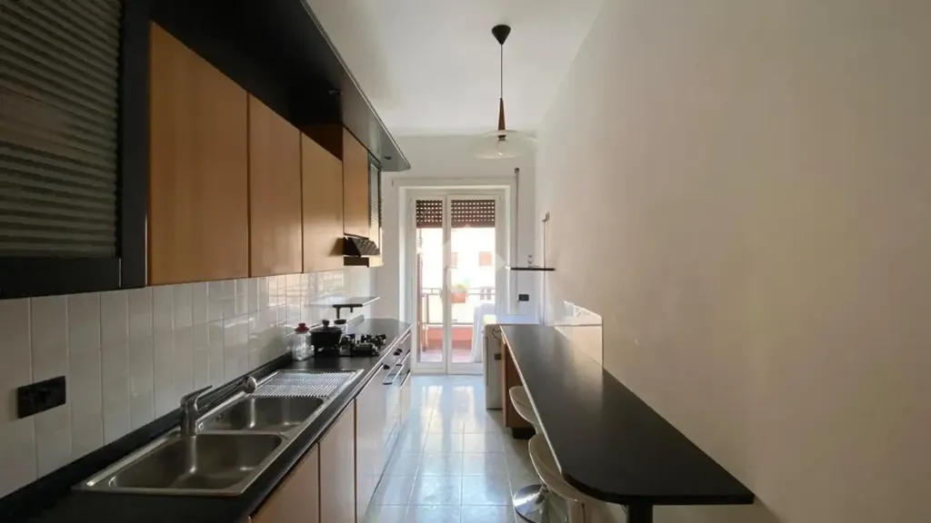 Cucina - Studio Apartment with Balcony in Rome