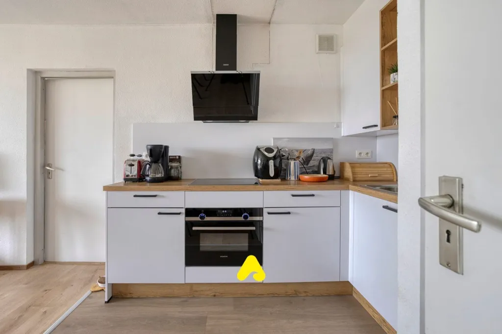 Cuisine - Appartement avec Vue sur les Dunes à Westhoek
