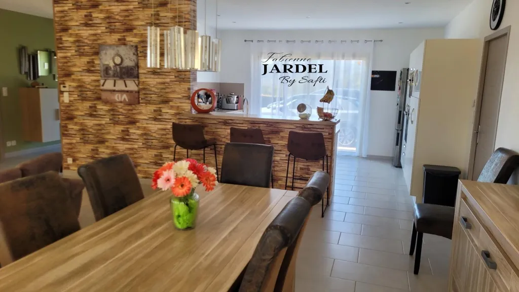 Dining Room - Recent Villa with Pool in Carsac-Aillac