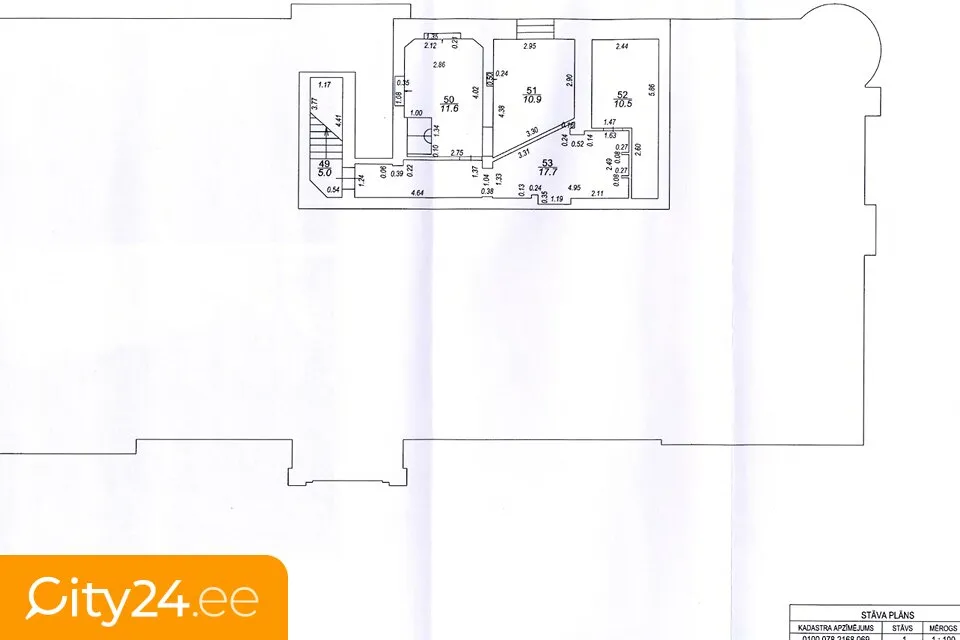 Maison 53 pièces à Rīga