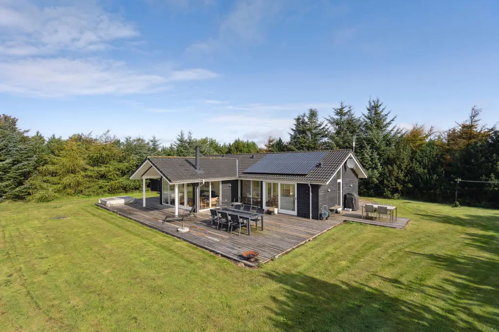 Aerial - Summerhouse with Wellness Area in Ringkøbing