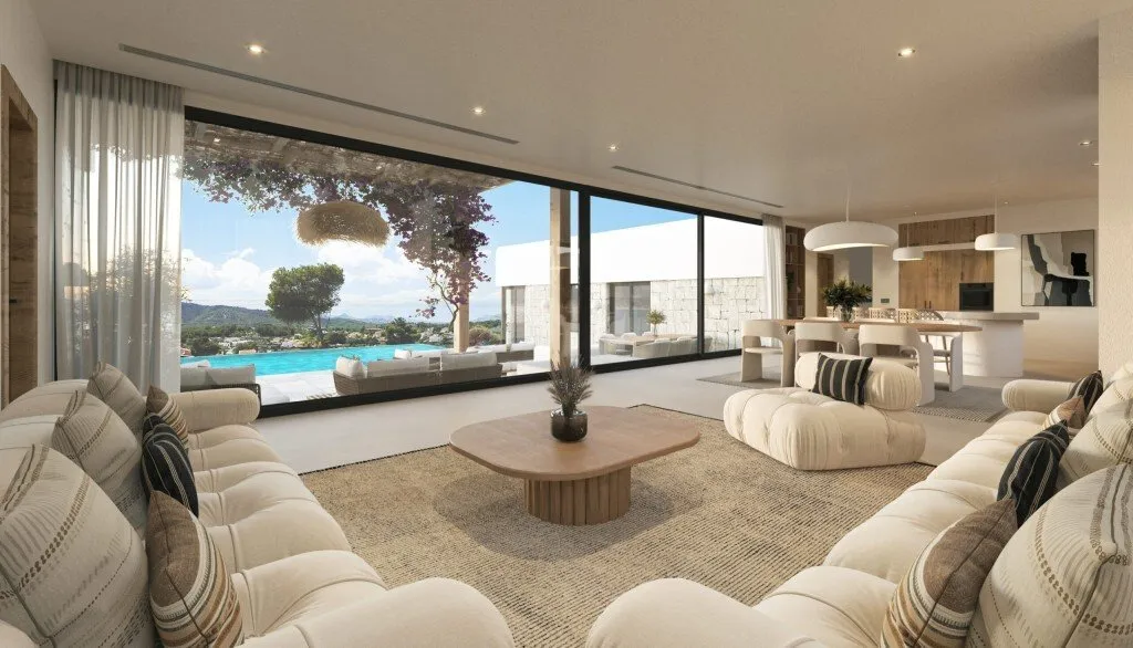 Séjour - Villa with Pool and Water View in Jávea