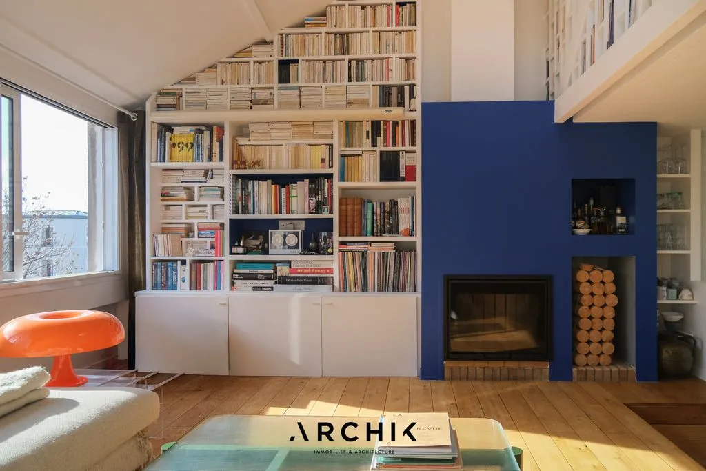 Séjour - Appartement de Luxe avec Style Unique à Bagnolet