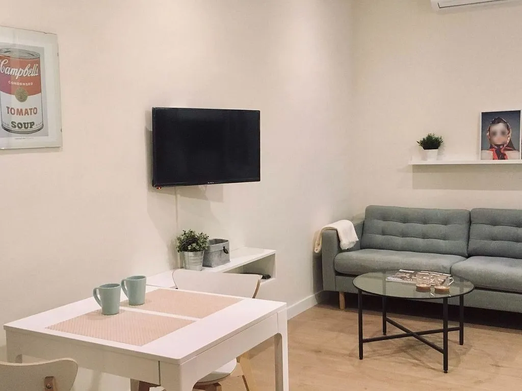 Séjour - Modernised Flat with Air Conditioning in Bellas Vistas