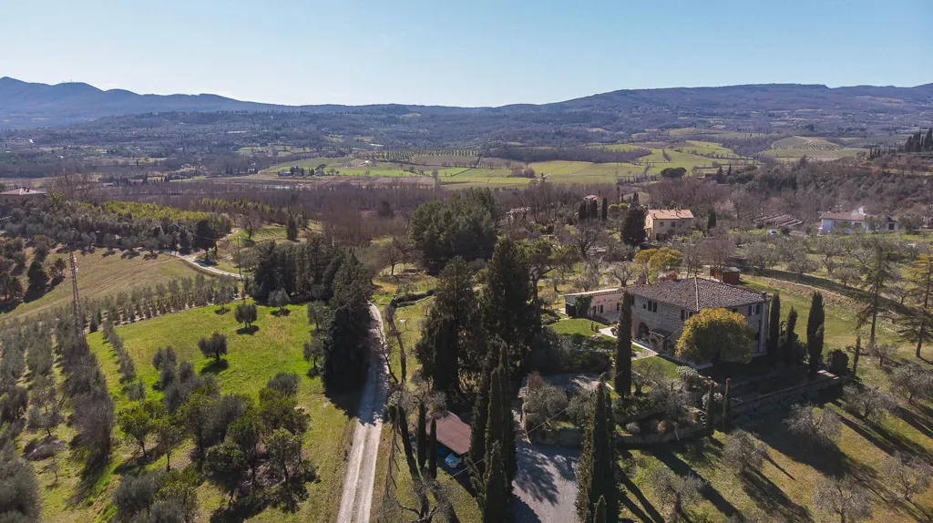 Õhuvaade - Restored Villa with Tuscan Charm in Tuscany