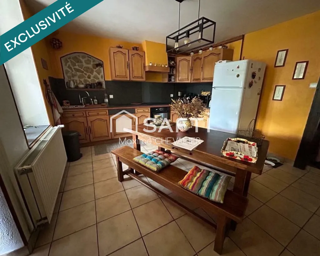 Köök - Atypical House with Large Garden in Châteauroux