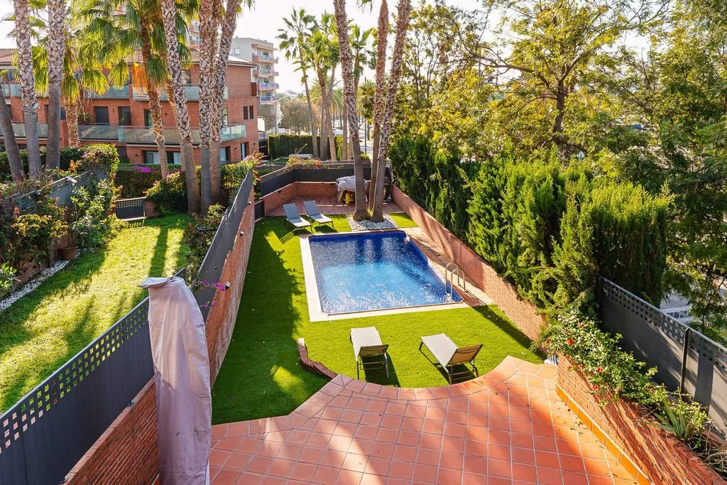Vue aérienne - Luxury Semidetached House with Sea View in Sitges
