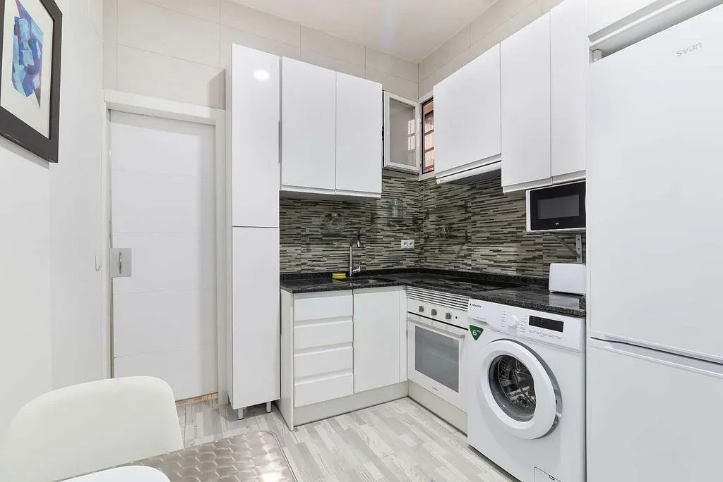 Cuisine - Duplex Flat with A/C in Opañel