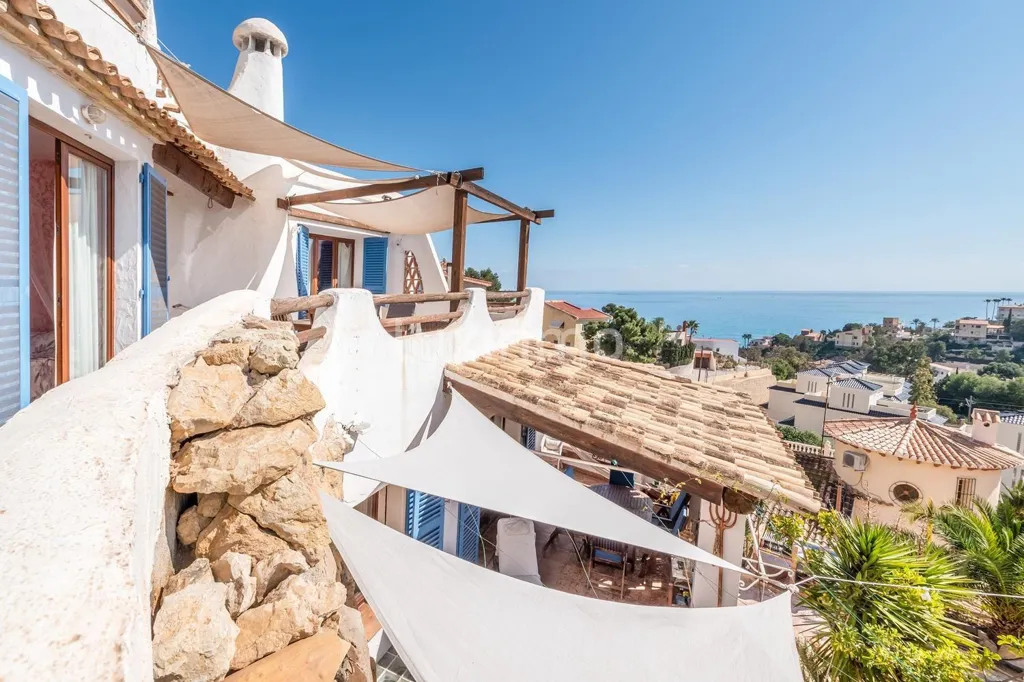 Terrasse - Detached House with Sea Views in El Campello