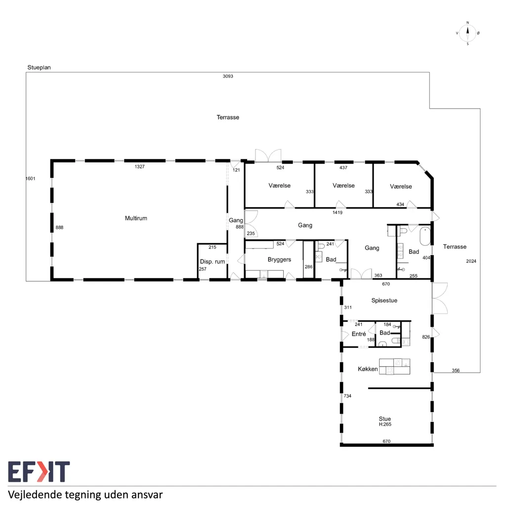 Planimetria - Farmhouse with Forest View in Malling