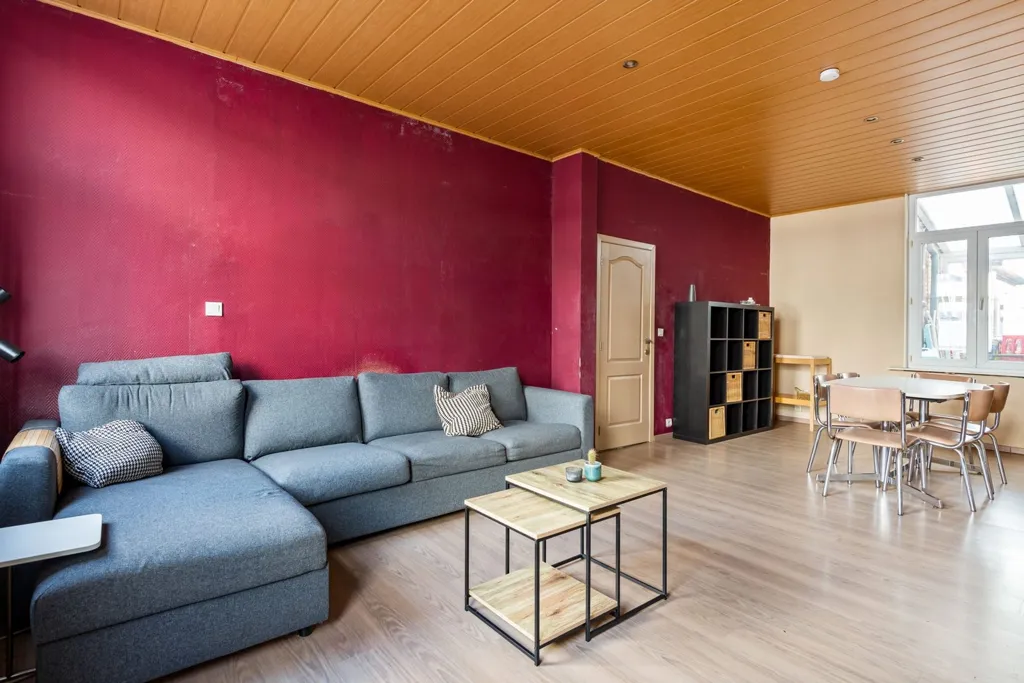 Séjour - Maison à Renover avec Jardin à Mortsel