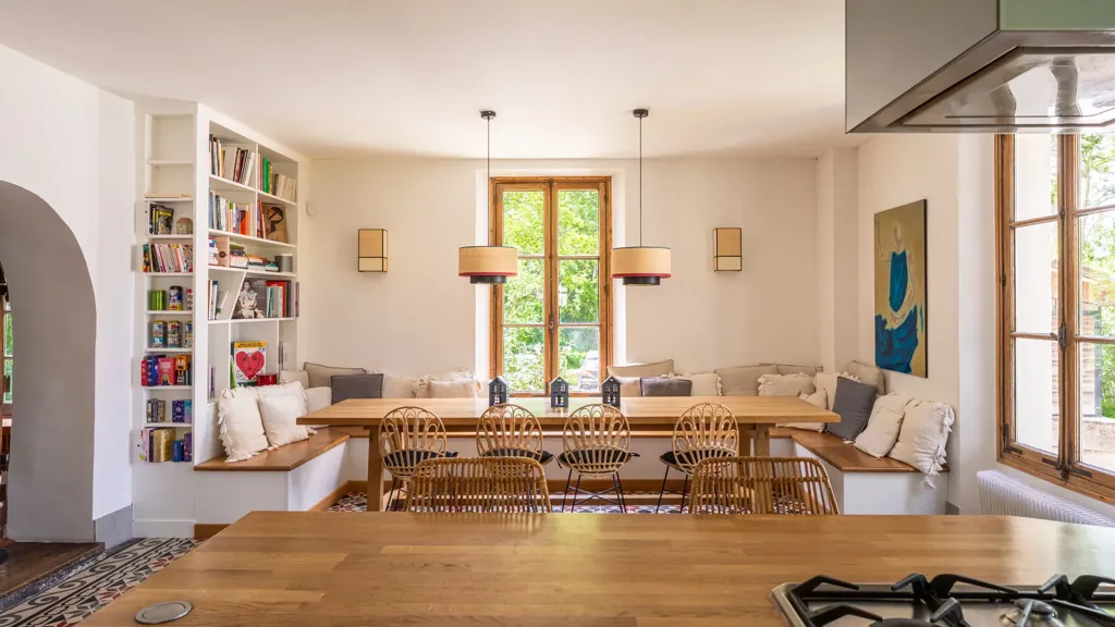 Dining Room - Renaissance Mill with Equestrian Facilities near Paris