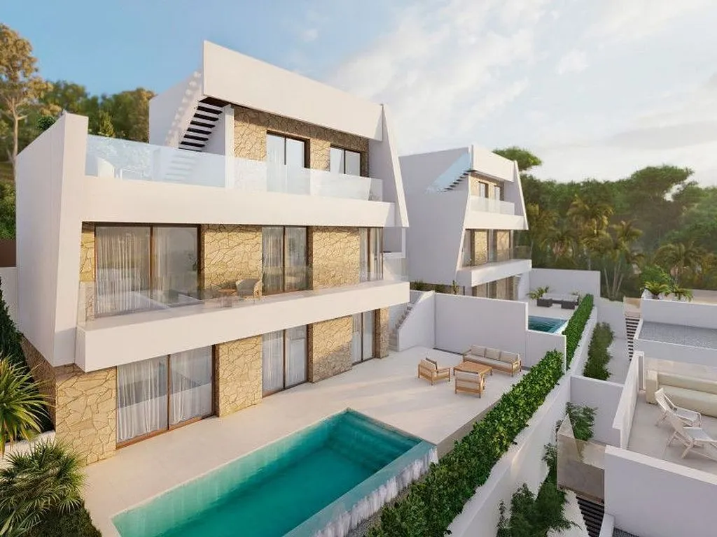 Pool - Chalet with Pool and Terrace in Finestrat