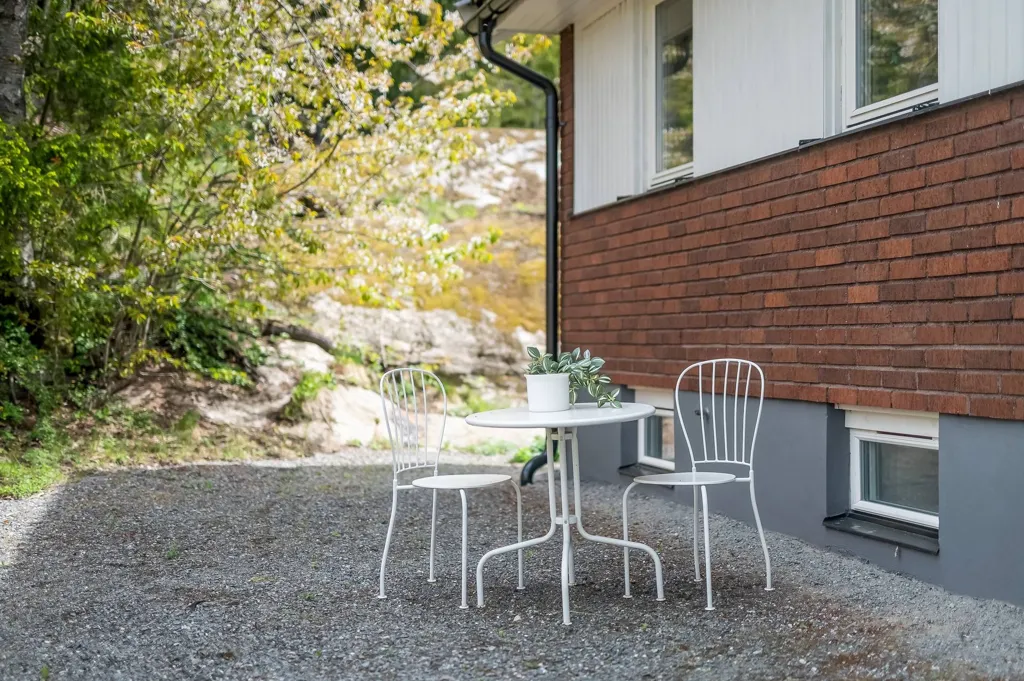 Terrasse - Renovated Villa with Fireplace in Grödby