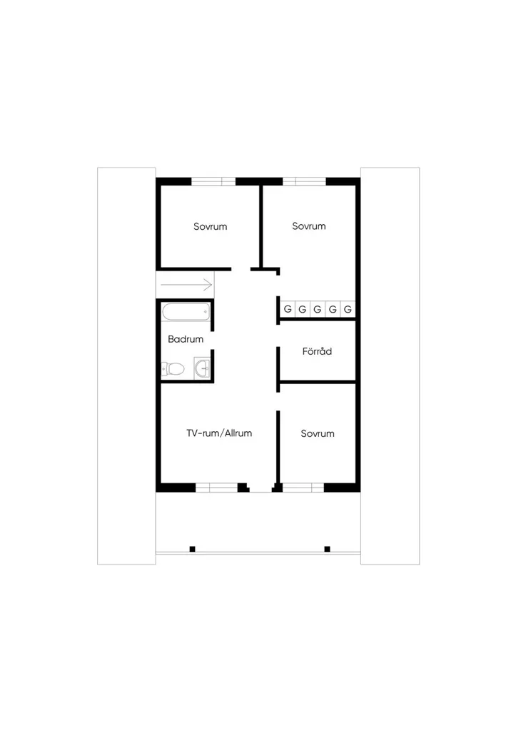 Plan - Planned Villa with Balcony in Ludvika