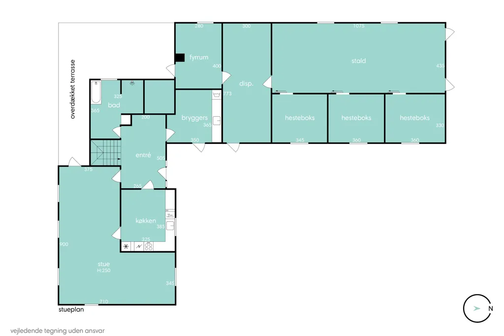 Plan - Farmhouse with Varmepump in Holbæk