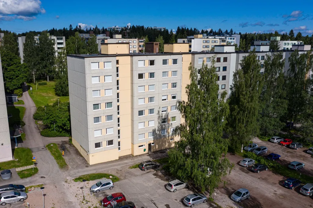 Vue aérienne - Spacious Studio with Balcony in Lahti