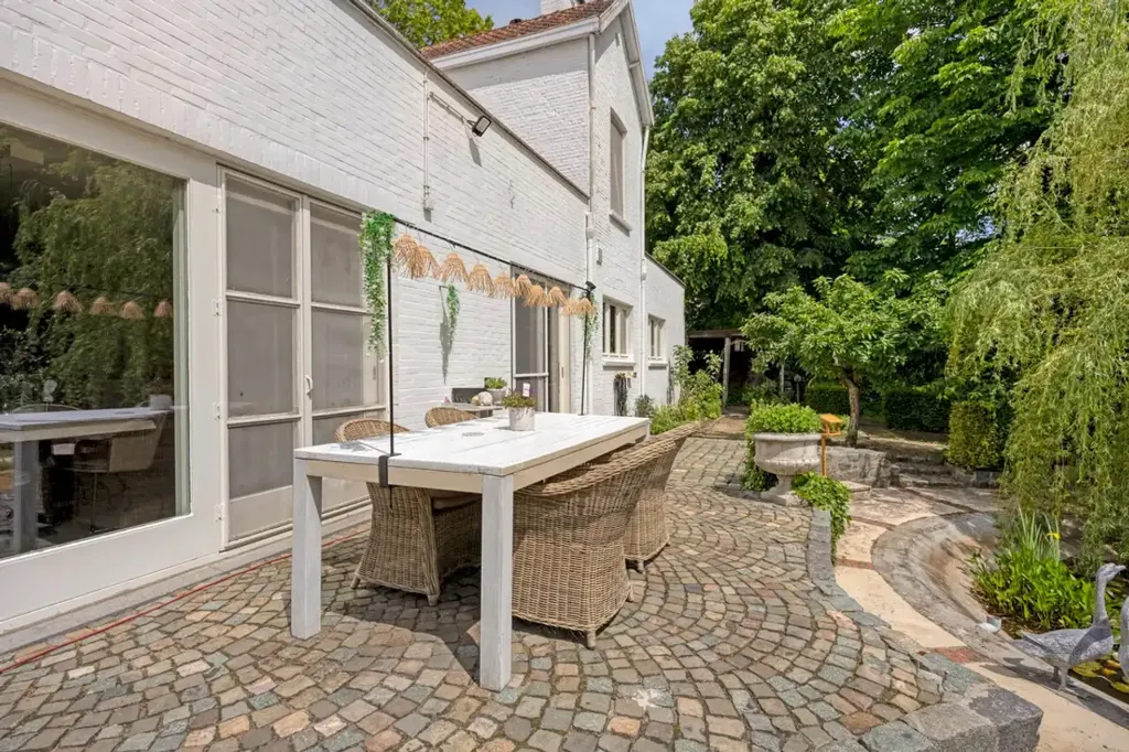 Terrasse - Herenhuis Historique à Heppen
