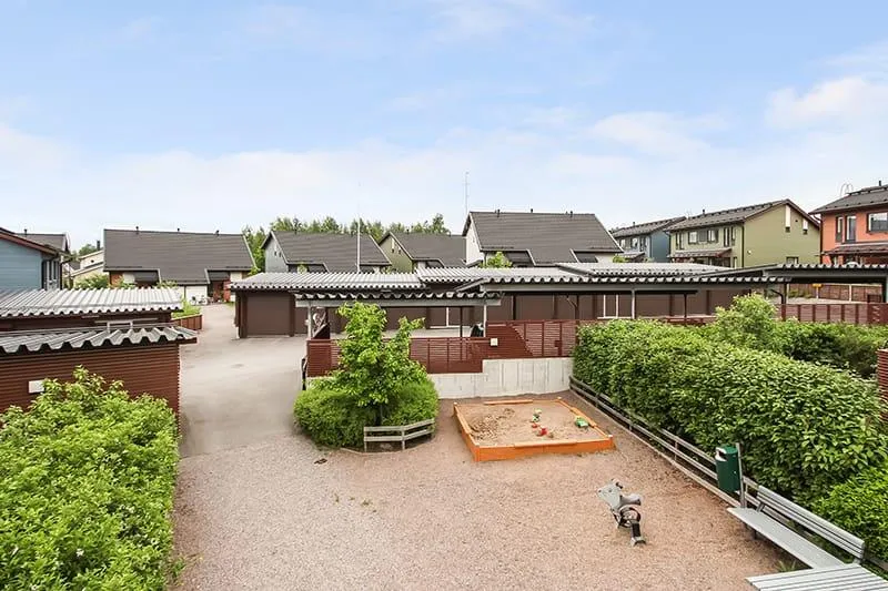 Vue aérienne - Duplex Apartment with Balcony in Porvoo Huhtis