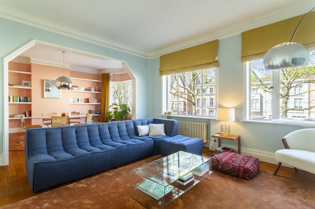 Séjour - Appartement Art-Déco avec Terrasse à Antwerpen