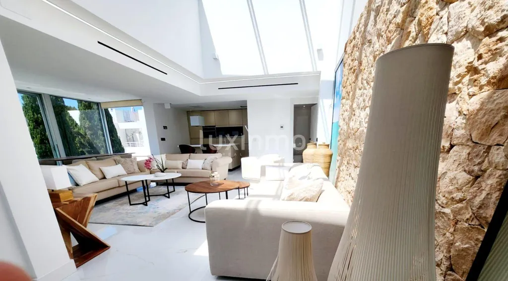 Séjour - Penthouse Flat with Sea Views in Ibiza