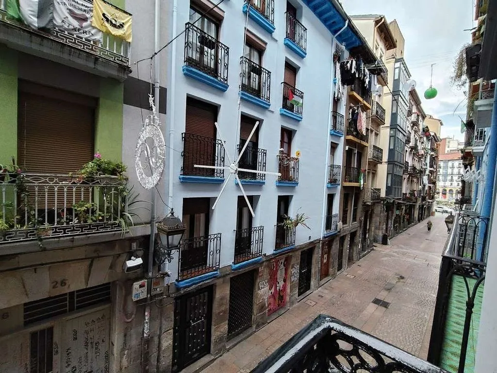 Balcon - Reformed Flat with Balcony in Bilbao's Old Town