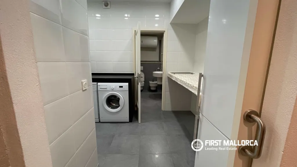Utility Room - Furnished Apartment with Mountain View in Pollensa