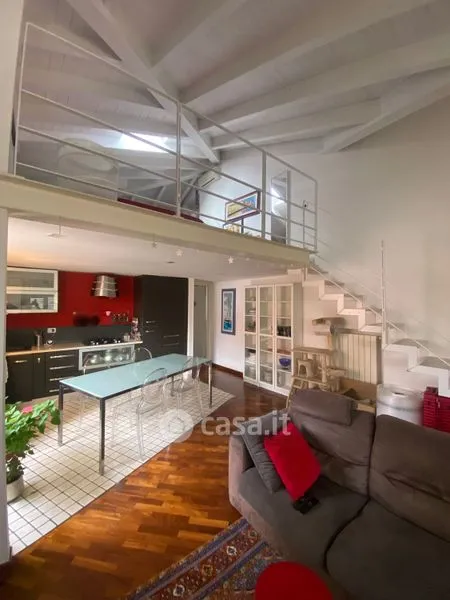 Séjour - Rustic Trilocale with Balcony in Piacenza
