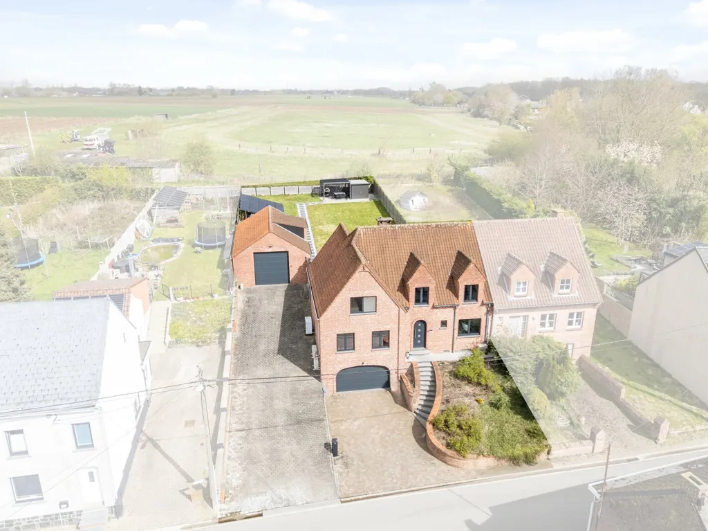 Aerial - Renovated House with Workshop and Garden