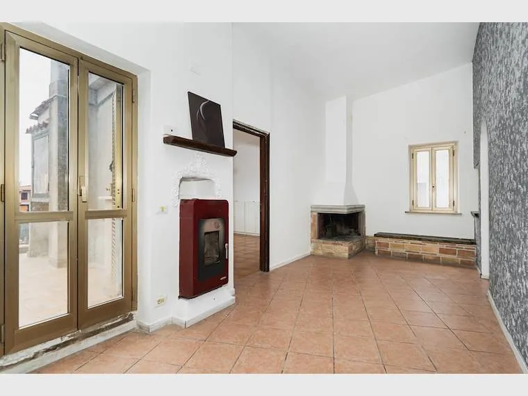 Soggiorno - Central Two-Bedroom Apartment with Terraces in Formello