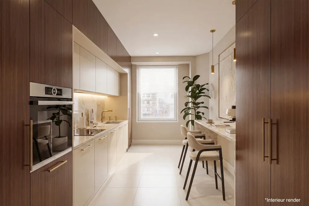 Kitchen - Apartment with Balcony in Hasselt