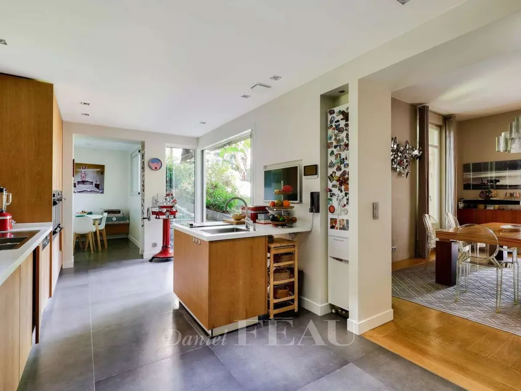 Köök - Renovated Mansion with Garden in Saint-Cloud