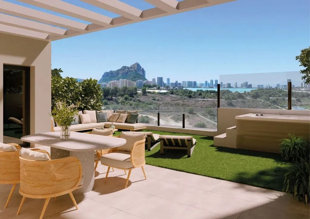 Terrasse - Luxury Apartment with Pool in Calpe